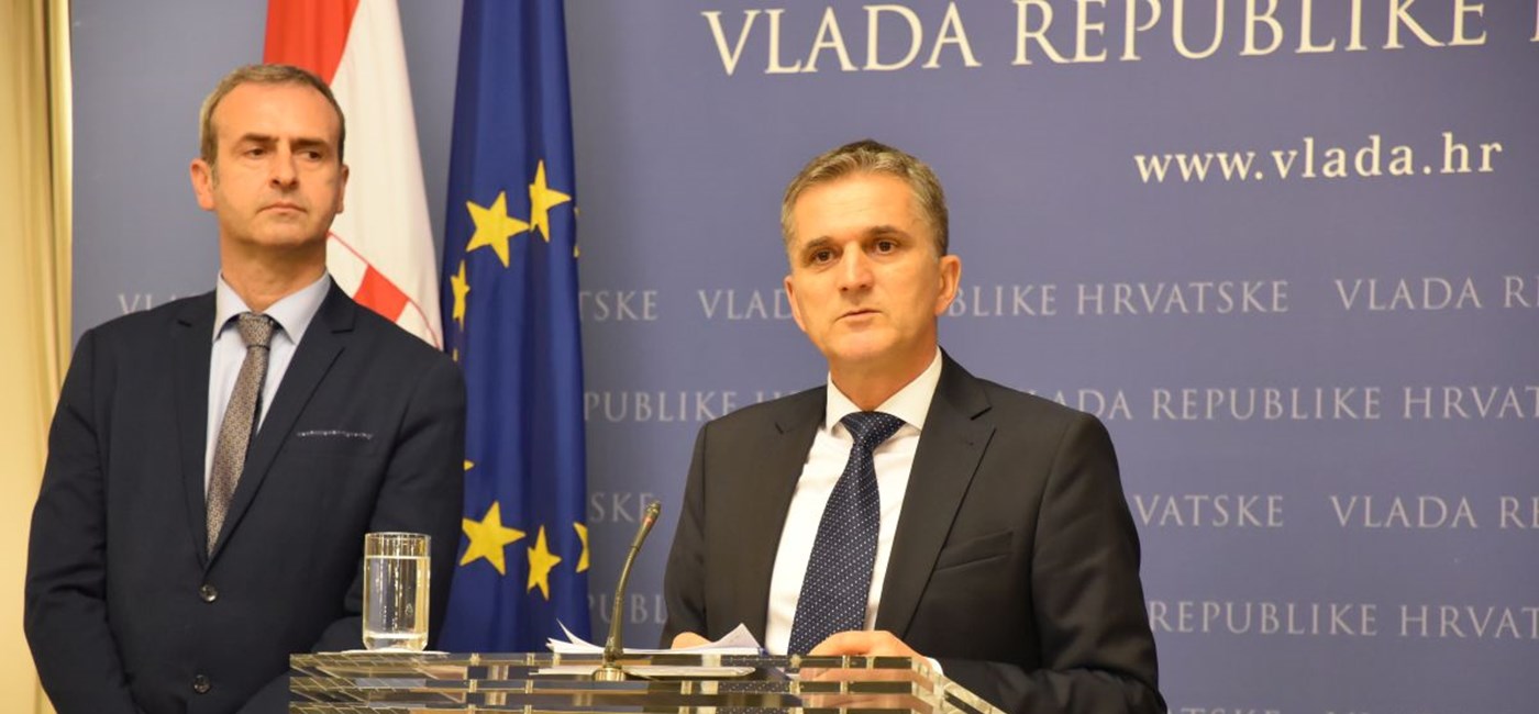Konferencija za medije ministra državne imovine Gorana Marića